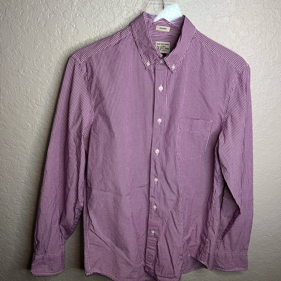 Men’s J.Crew Plaid Classic Stretch Long Sleeve Button Down Collared Top - Picture 3 of 7
